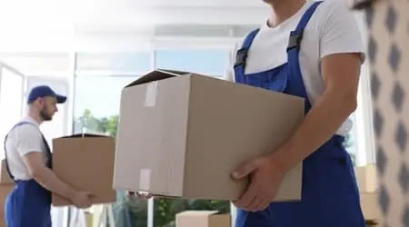 Cheap and affordable movers packing boxes in Dubai Marina residential tower