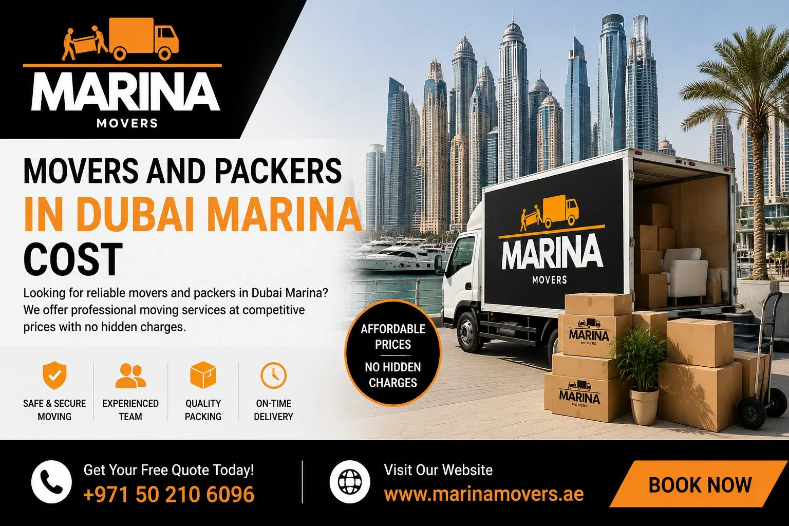 Movers and Packers in Dubai Marina Cost Guide 2026